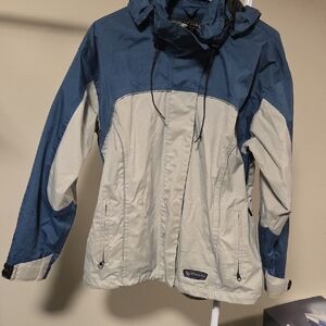 Wetskins Waterproof Blue and Gray Jacket Size M